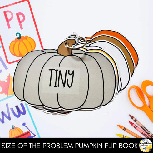 Self-Regulation Flip Book What Color Is Your Pumpkin? Fall Counseling Activity
